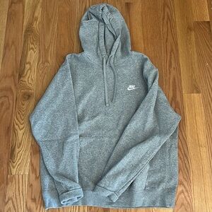 Nike Men's Sportswear Club Fleece Hoodie - Mens Large - Gray